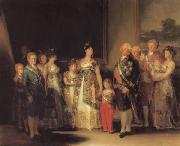 Francisco de goya y Lucientes The Family of Charles IV oil painting